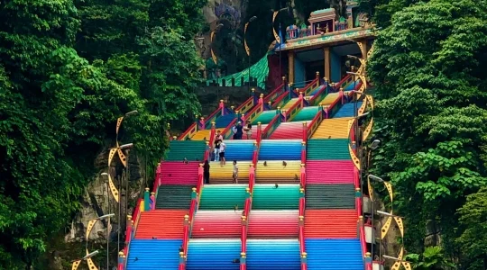 バツー洞窟＆ピンクモスク＆穴場のフォトジェニックスポット「モロッコパビリオン」